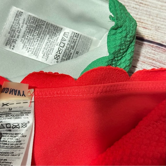 Scallop-Trim Two -Piece Swimsuits for Girls - Picture 5 of 5